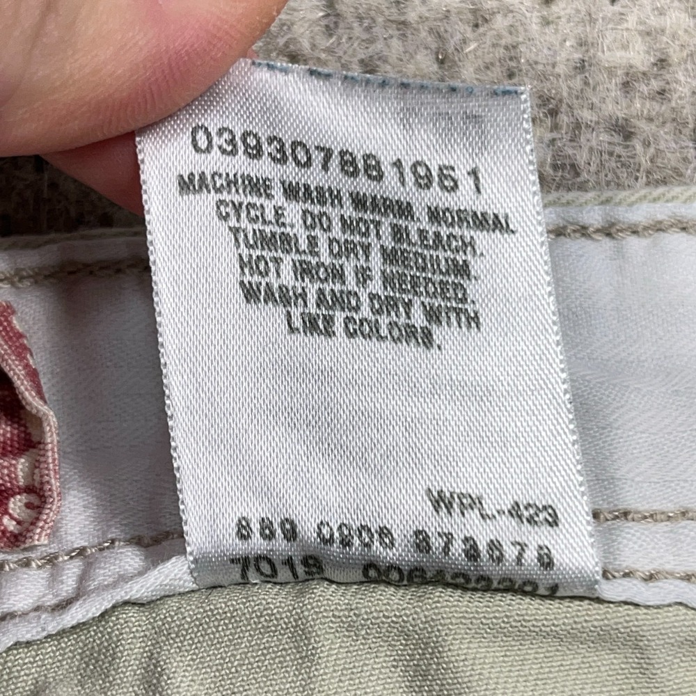 Vintage Levis Cargo Pants Men 36x30 Tan Khaki Twill Baggy Y2K Skate Paratropper - Picture 16 of 16